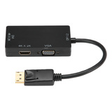 Adaptador Multifunción Displayport A Hdmi/vga/dvi 3 En 1