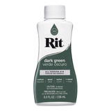 Rit Dye Rit - Tinte Lquido Multiusos, 8.0fl Oz, Verde, 8 Onz