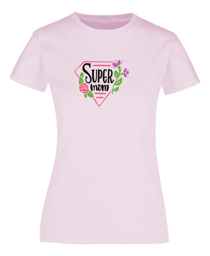 Playera Para Mamá Diseño Super Mom - Regalo Para Mamá