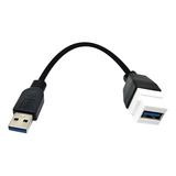 Poyiccot Cable Usb 3.0 Keystone Jack, Usb 3.0 A Macho A Usb 