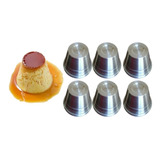 Moldes Flanes  Jericallas Gelatinas Carlotas 6pzs Aluminio 