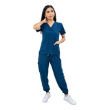 Pijama Quirúrgica Mujer Jogger Stretch Antifluido Gretel Cb