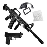 Rifle Airsoft M4 Replica Resorte 6 Mm Pistola Regalo Balines