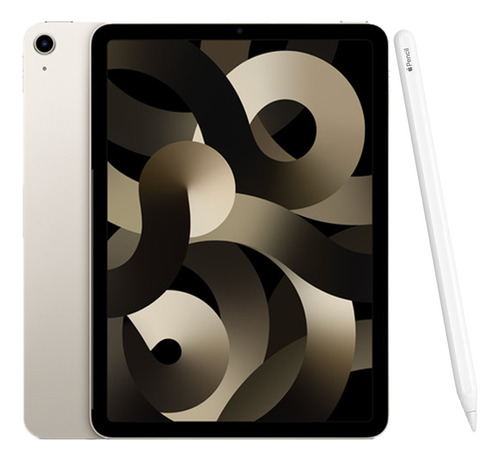 Apple iPad Air 5ª Geração Wifi 256gb M1 Estelar + Pencil 2
