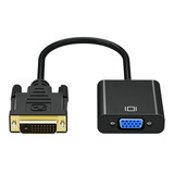 Adaptador Activo Dvi-d 25 Pin  A Vga / 30cm 1080p Con Envio