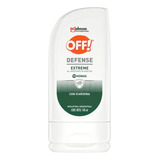 Repelente Off Defense Extreme Gel X 100 Ml