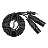 Cable De Audio.. Cable Dual De 5 Mm A Cable Doble Xlr De 1/8