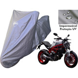 Capa Impermeável Protetora Sol Chuva Moto Ducati Monster