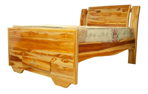 Cama En Madera Teca