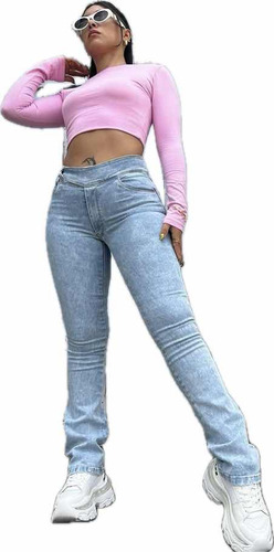 Jeans Las Locas Semi Oxford Cloud Original 100% Pantalon