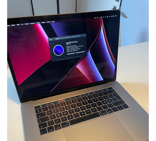 Macbook Pro 15' Touchbar 16gb Ram I7 2,6ghz 100 Ciclos!