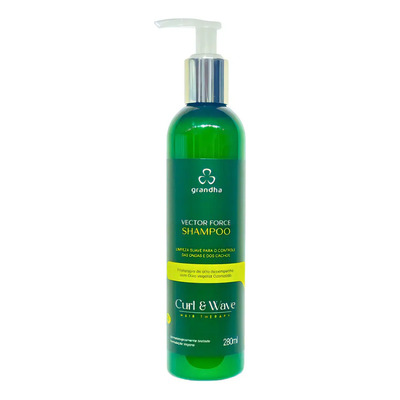 Grandha Shampoo C\u002F Ozônio Vector Force, para Cachos E Crespos 280g | Parcelamento sem juros
