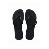 Zonazero Havaianas Ojotas Flat Mujer Negro