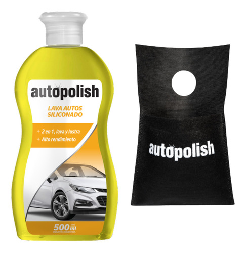Shampoo Lava Auto Siliconado Autopolish 500 Ml + Regalo