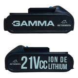 Bateria Gamma 21vcc Parafusadeira E Chave De Impacto