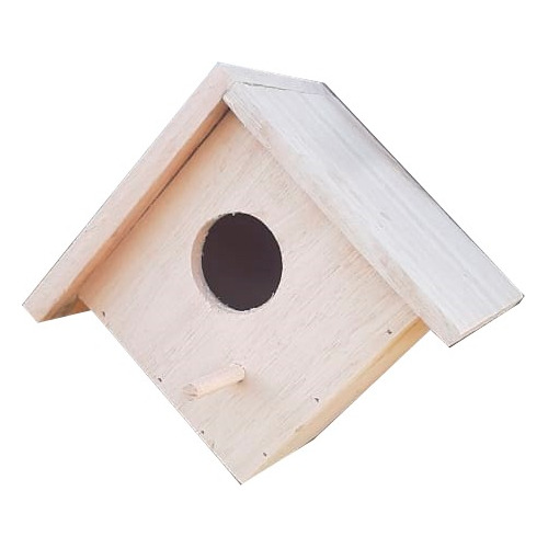 Casita Para Pajaros En Madera - Decoración