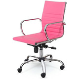 Silla Operativa Para Conferencias Winport Furniture, Rosa, 7