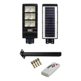 Lampara Foco Led Solar Ip67 600w Control Remoto + Soporte 