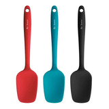 Espatula De Silicone Mini Color Reforçada Colher Kehome 21cm