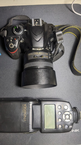  Kit Nikon D3200 + 50mm Nikkor F/1.8g + Flash Yn565ex + Sd