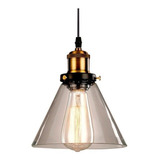 Lamparas Colgantes Leuk Rustica Lyris E27 Vintage Led Vidrio