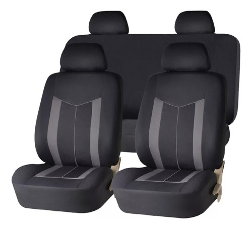 Funda Cubreasiento Carlife Sport Universal Negro / Gris