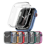 Pack De 6pzs Case Protector Para Apple Watch Toda Las Series