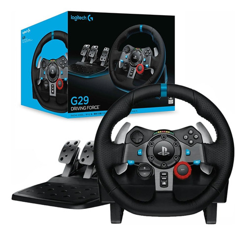 Kit Logitech G29 Volante+pedal E Cockpit Extreme Racing Sxt