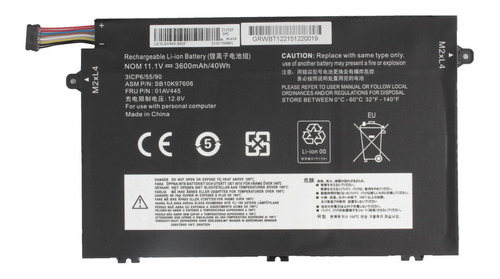 Bateria Compatible Con Lenovo Thinkpad E480-20kq Calidad A