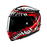 Casco Hjc Rpha 12 Maximized Venom Gris/ Rojo Original 