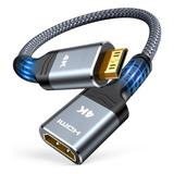 Highwings Adaptador Mini Hdmi A Hdmi, 4k 60hz, Mini Hdmi Mac