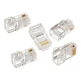Conectores Plug - Rj45 Utp/ftp Cristal 100 Unidades