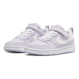 Tenis Para Niños Pequeños Nike Court Borough Low Lila 