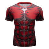 Playera Ejercicio Gym Attack On Titan Colossal Titan 2.0 3d