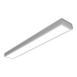 Luminária Plafon Premium Led Sobrepor 36w 120cm X 15cm Cor Branco Quente 110v/220v