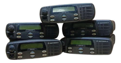 Lote De 5 Rádios Motorola Pro5100 Vhf Completo