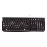 Teclado Logitech K120 Abnt2 Resistente A Respingos Com Fio