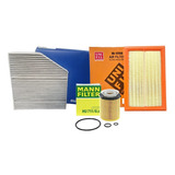 Kit Filtros Mercedes Benz C200 Berl 2015 Aire Cabina & Aceit