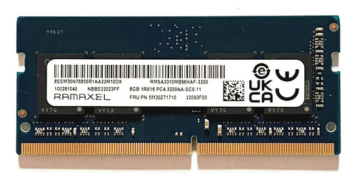 Memoria Ram Ramaxel 4gb 3200mhz Sodimm Ddr4 Para Notebook