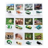 Juego De Animales Montessori-juguete De Animales De Granja E