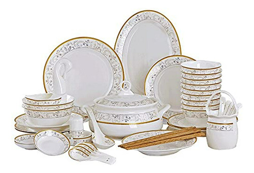 Set Vajilla Porcelana China 60 Piezas