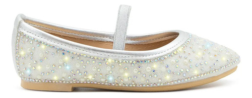 Zapatilla Balerina Niña Princesas Frozen Brillos Cenicienta