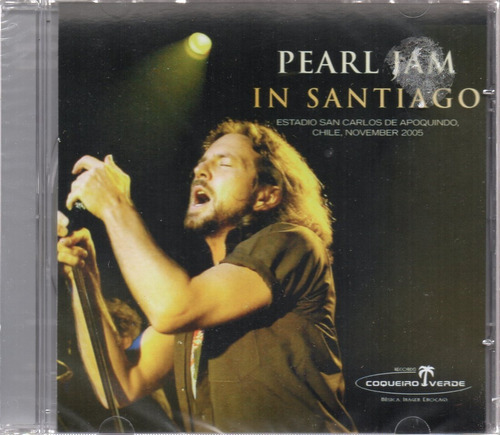 Cd Pearl Jam In Santiago Chile Lacrado