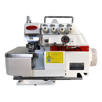 Máquina Overlock Industrial De 4 Hilos Futura Ft747f-514m2 Color Blanco | Meses sin interés