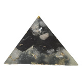 Piedra Sungita Piramide 7.5 Cm Gratis Piramide 7 Cuarzos