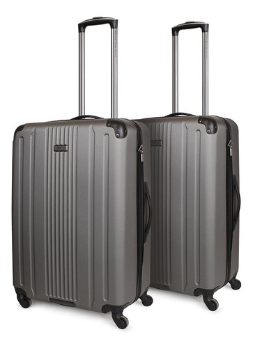 Pack 2 Maletas Porter Medianas 18kg M+m Gris Kenneth Cole