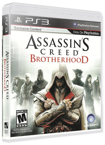 Edição Padrão Do Assassin's Creed Brotherhood Ac Ps3 Physical