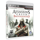 Edição Padrão Do Assassin's Creed Brotherhood Ac Ps3 Physical