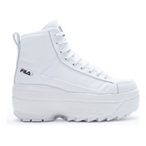 Zapatilla Fila Zora Trail Hi Mujer Blanco