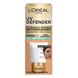 Protector Solar Loreal Uv Defender Fluido T Medio 40g